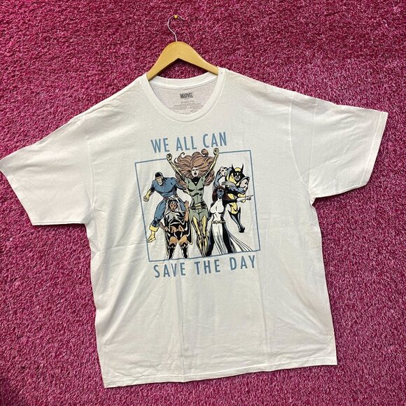 Marvel X-Men We Can All Save The Day T-Shirt 2XL - Picture 3 of 4